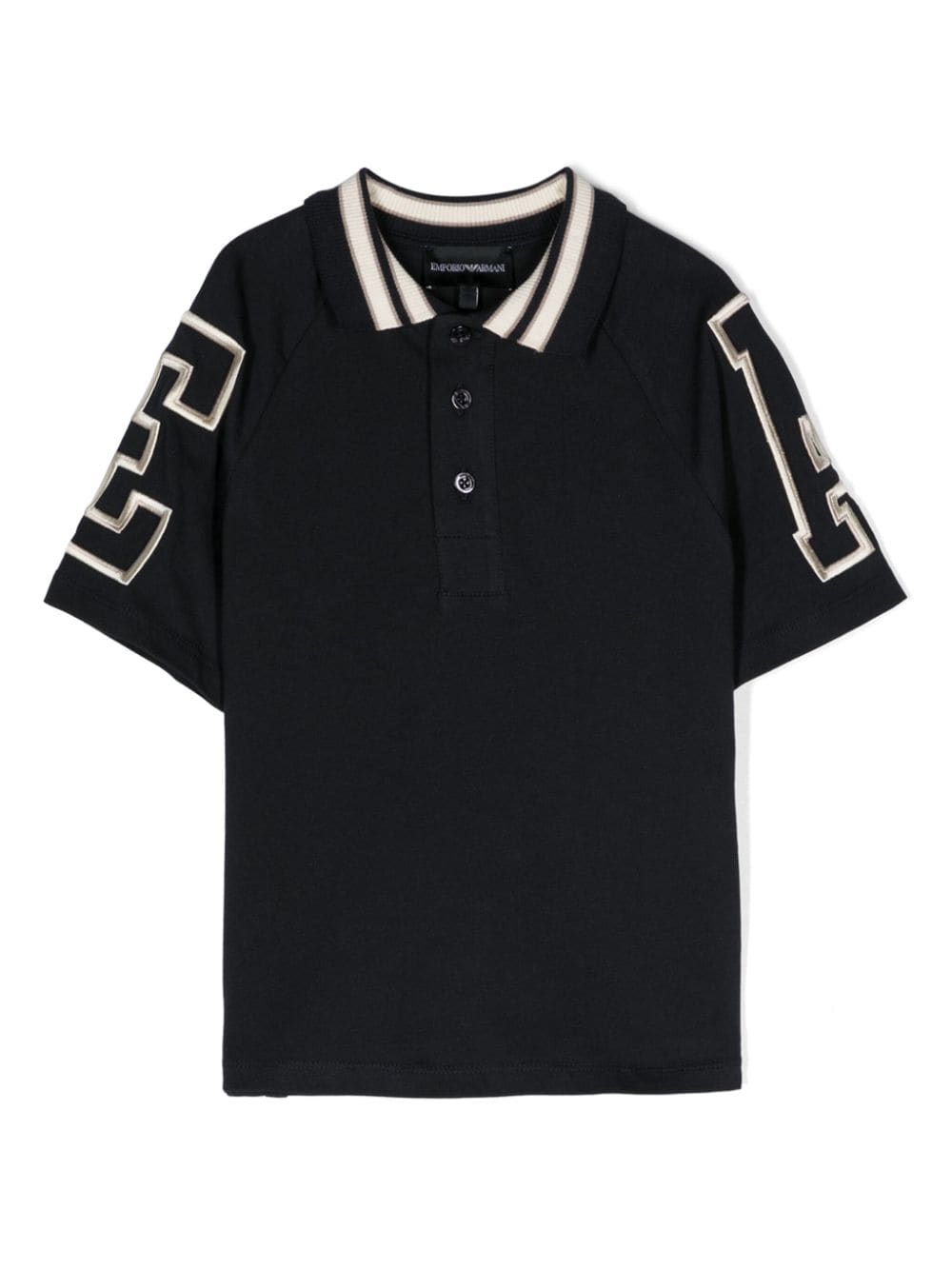 Emporio Armani Kids Poloshirt mit Logo-Stickerei - Blau von Emporio Armani Kids