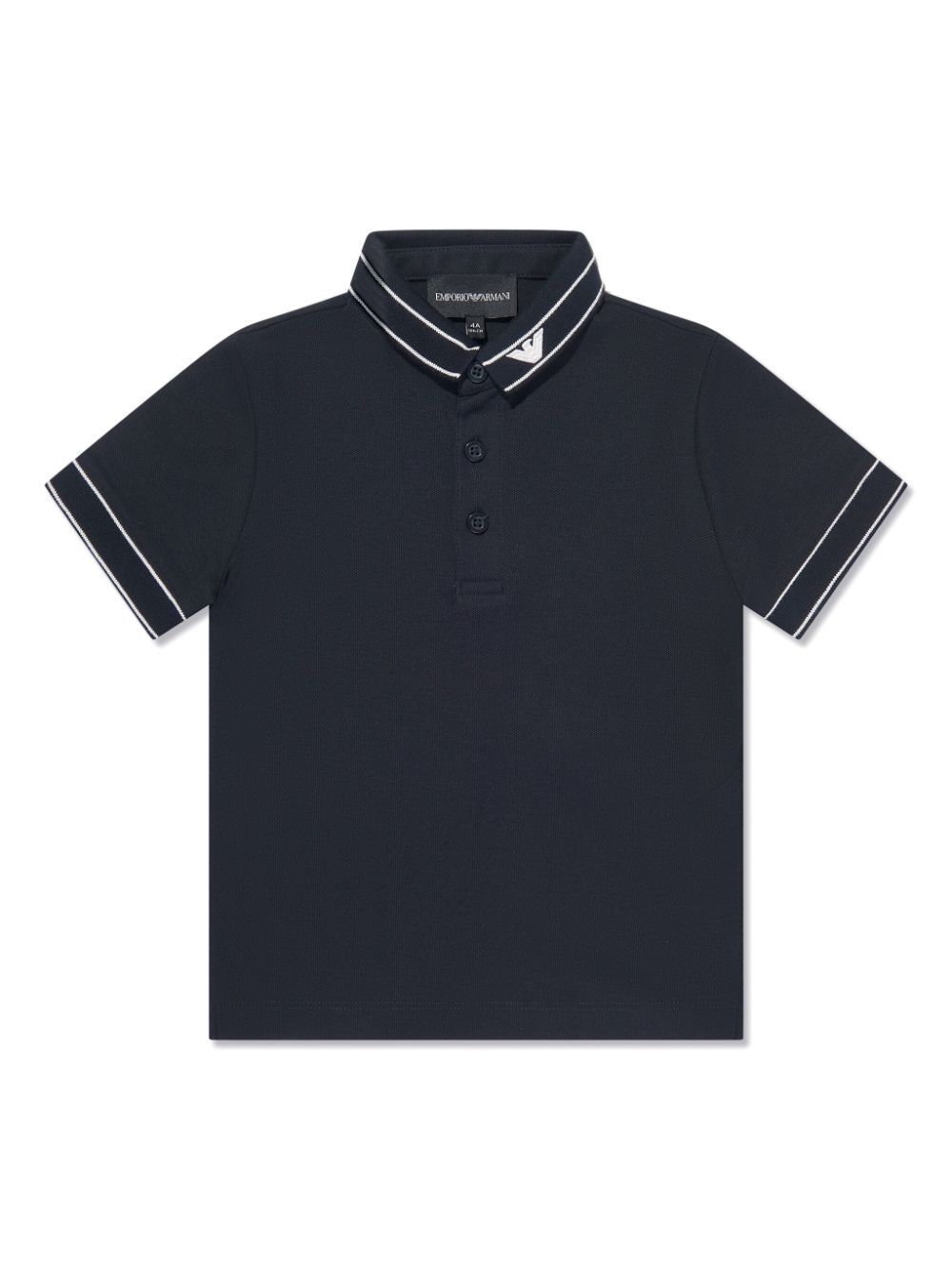 Emporio Armani Kids Poloshirt mit Logo-Stickerei - Blau von Emporio Armani Kids