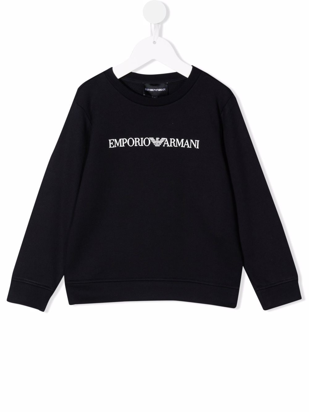 Emporio Armani Kids Sweatshirt mit Logo-Print - Blau von Emporio Armani Kids