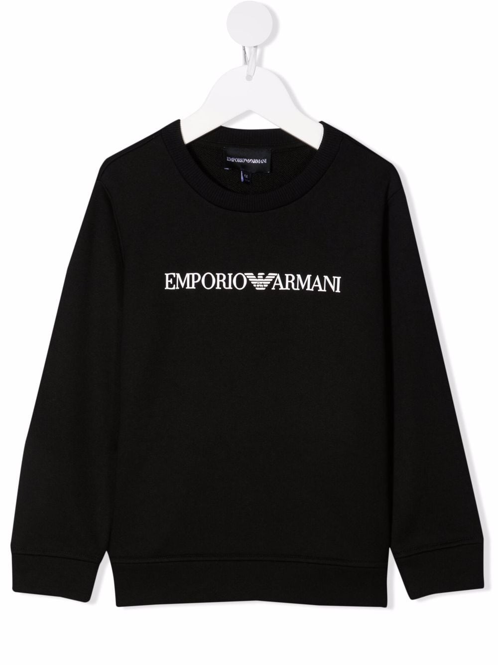 Emporio Armani Kids Sweatshirt mit Logo-Print - Schwarz von Emporio Armani Kids