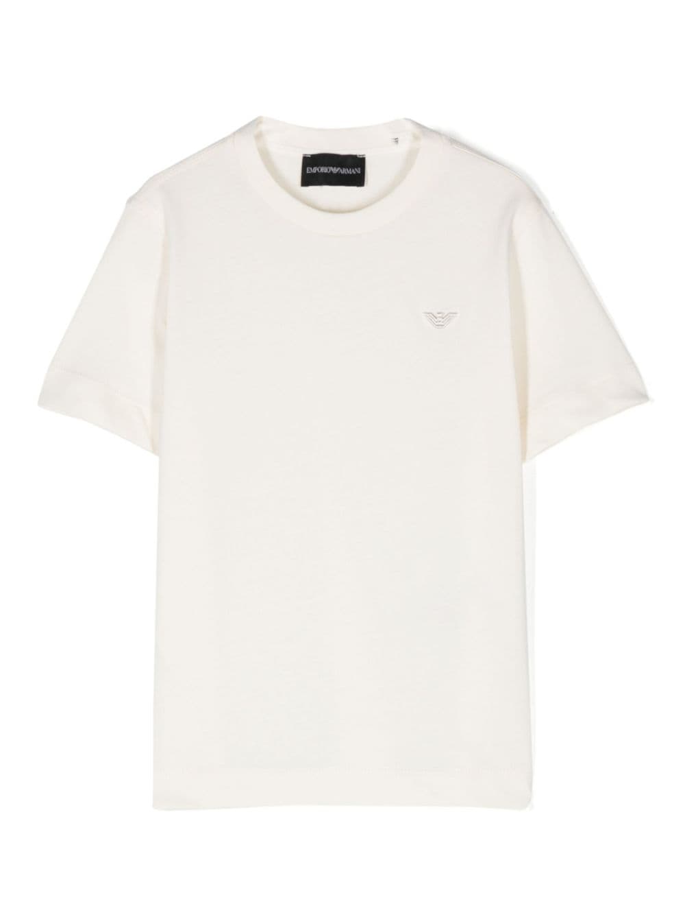 Emporio Armani Kids T-Shirt mit Adler - Nude von Emporio Armani Kids