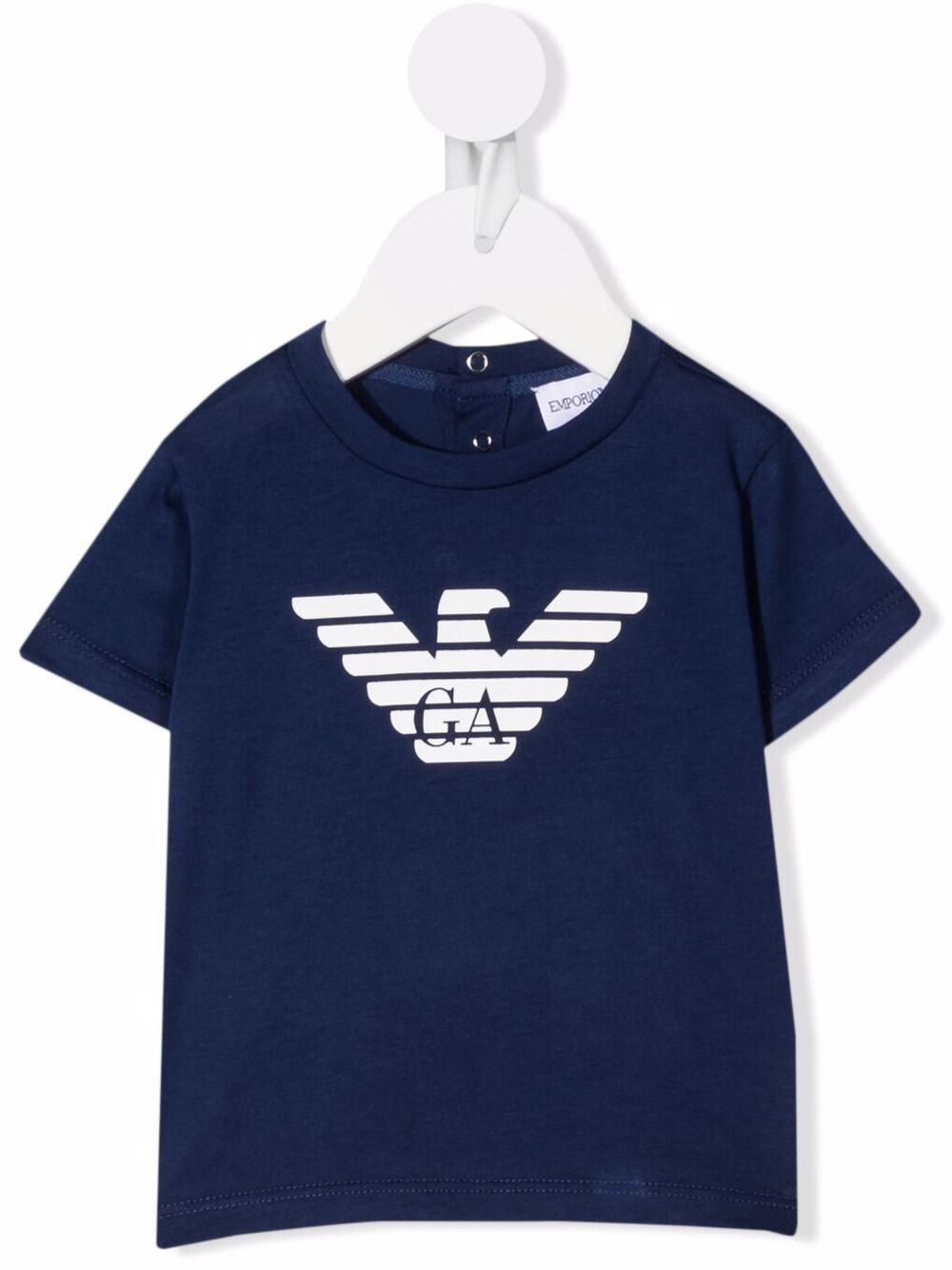 Emporio Armani Kids T-Shirt mit Logo-Print - Blau von Emporio Armani Kids