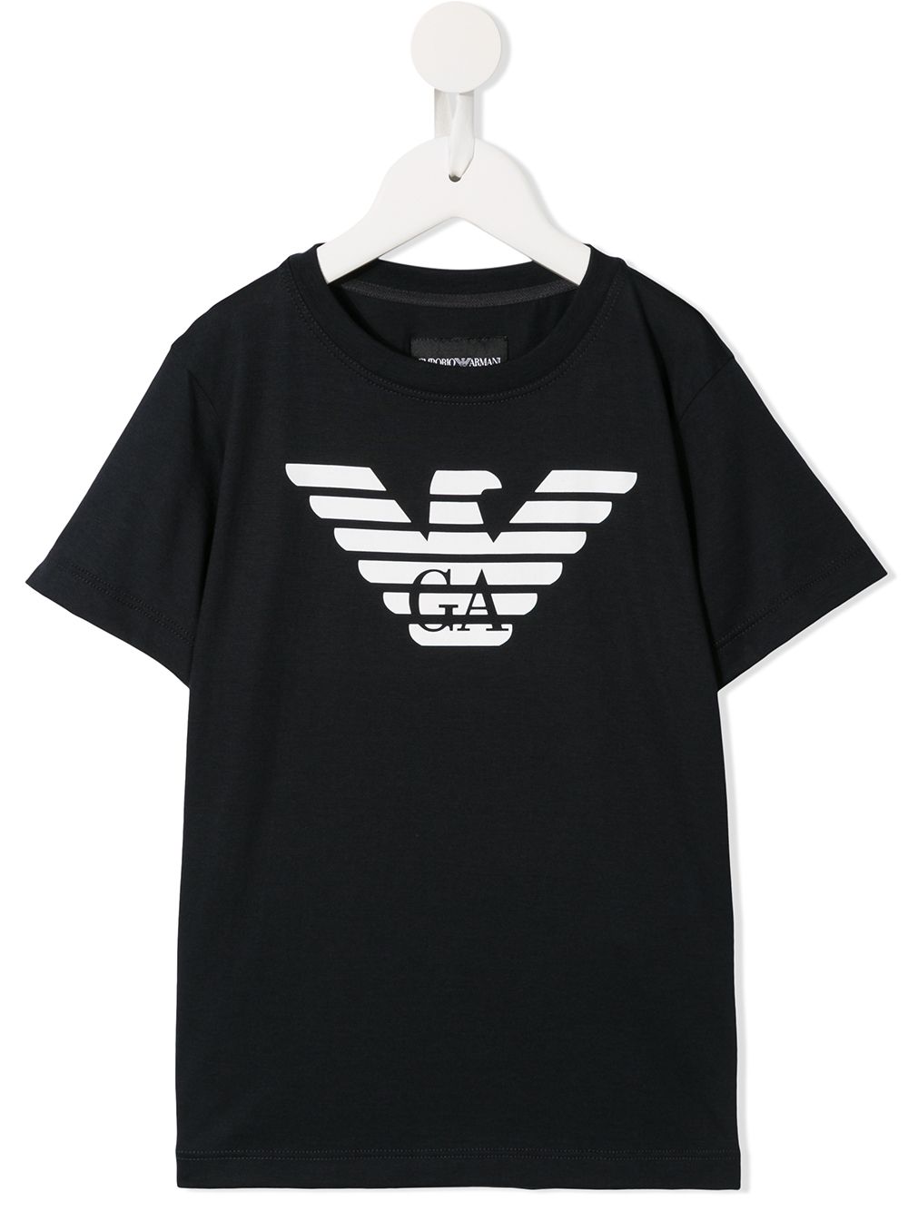 Emporio Armani Kids T-Shirt mit Logo-Print - Blau von Emporio Armani Kids