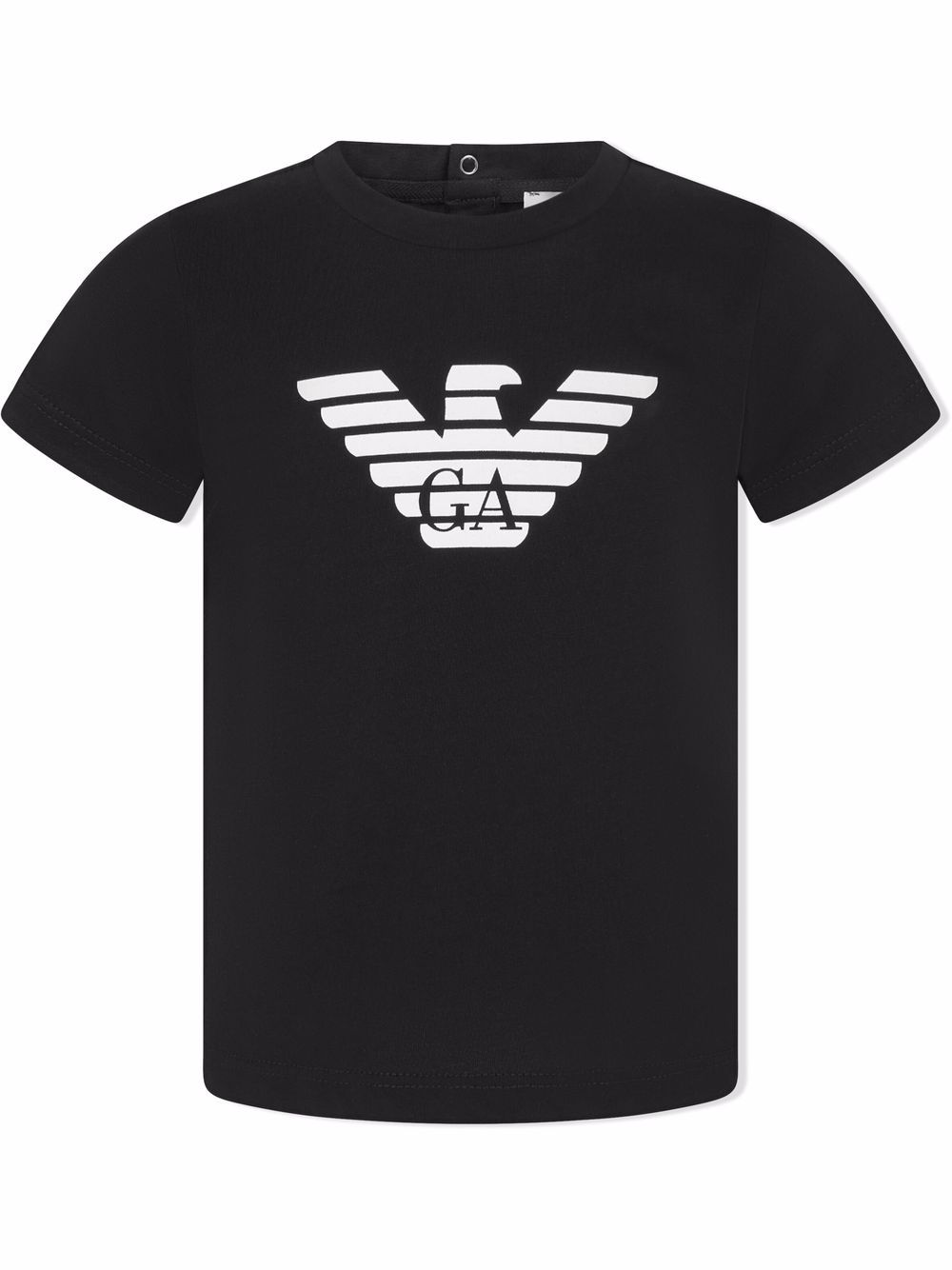 Emporio Armani Kids T-Shirt mit Logo-Print - Schwarz von Emporio Armani Kids