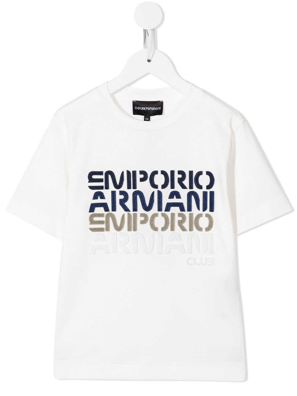 Emporio Armani Kids T-Shirt mit Logo-Print - Weiß von Emporio Armani Kids