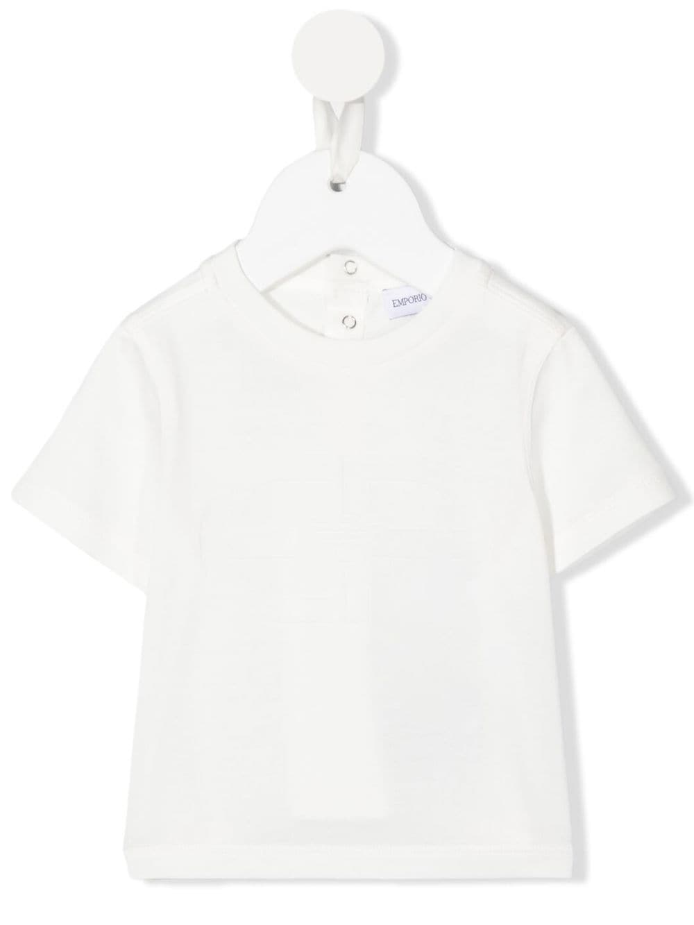 Emporio Armani Kids T-Shirt mit rundem Ausschnitt - Weiß von Emporio Armani Kids