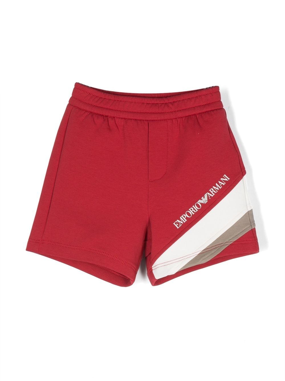 Emporio Armani Kids Shorts mit elastischem Bund - Rot von Emporio Armani Kids