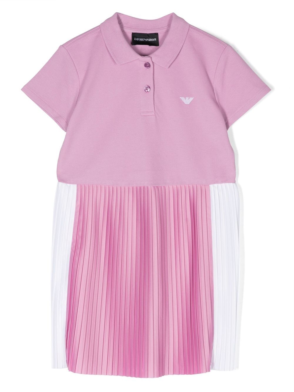 Emporio Armani Kids Kleid mit Logo-Stickerei - Rosa von Emporio Armani Kids