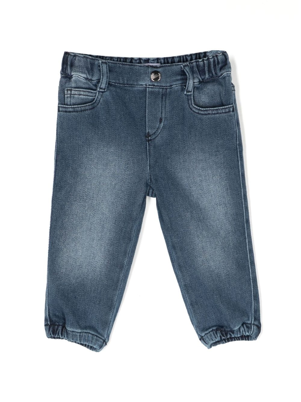 Emporio Armani Kids Jeans mit Logo-Stickerei - Blau von Emporio Armani Kids