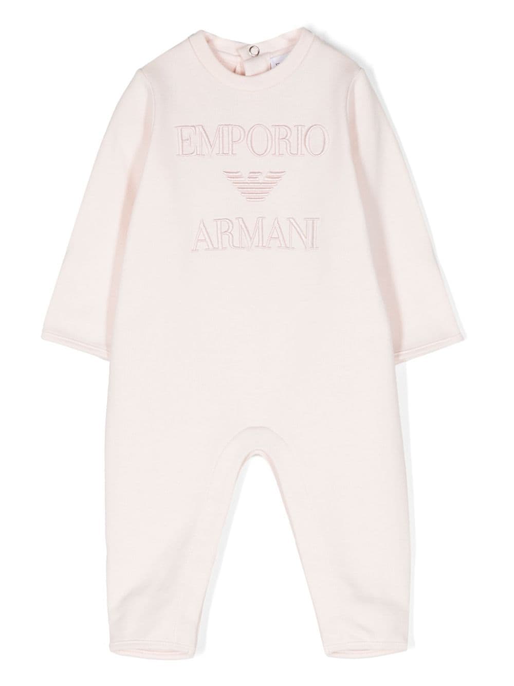 Emporio Armani Kids Strampler mit Logo-Stickerei - Rosa von Emporio Armani Kids