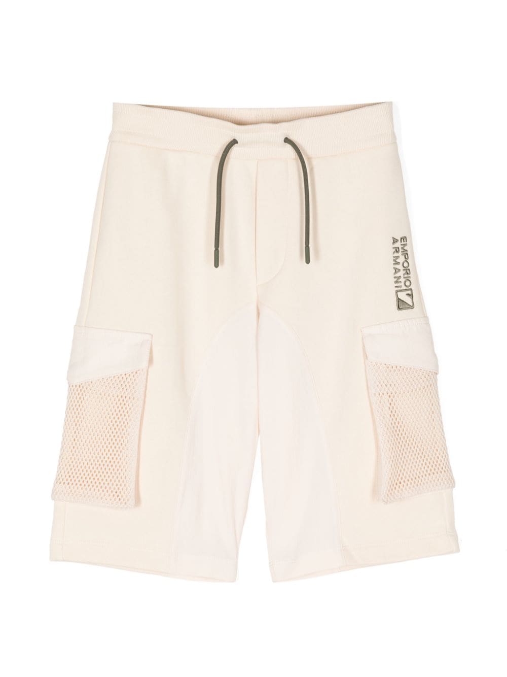 Emporio Armani Kids Shorts mit Logo-Stickerei - Nude von Emporio Armani Kids