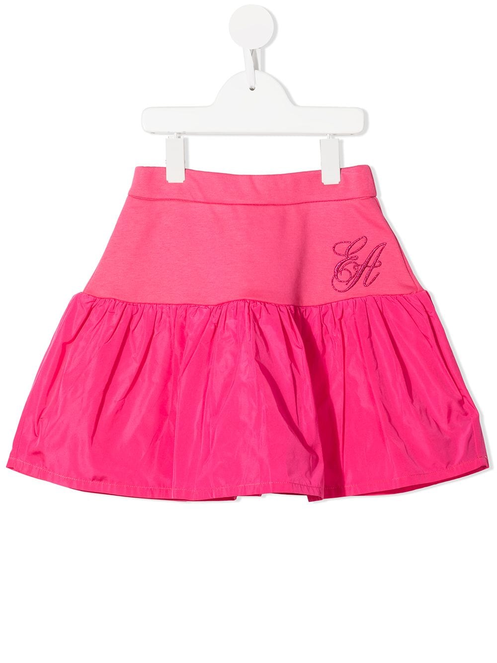 Emporio Armani Kids Ausgestellter Minirock mit Logo - Rosa von Emporio Armani Kids