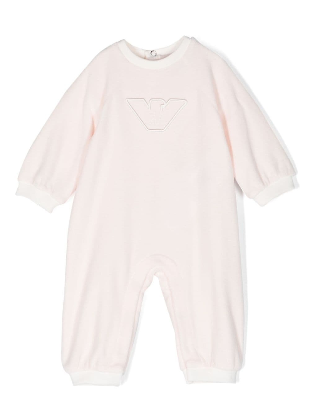 Emporio Armani Kids Strampler mit Logo-Stickerei - Rosa von Emporio Armani Kids