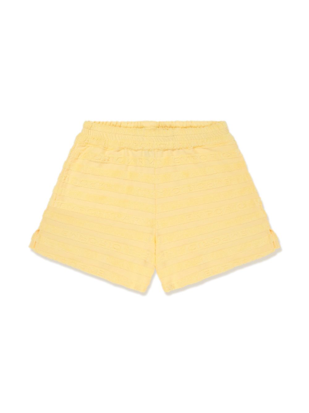 Emporio Armani Kids Shorts aus Logo-Jacquard - Gelb von Emporio Armani Kids