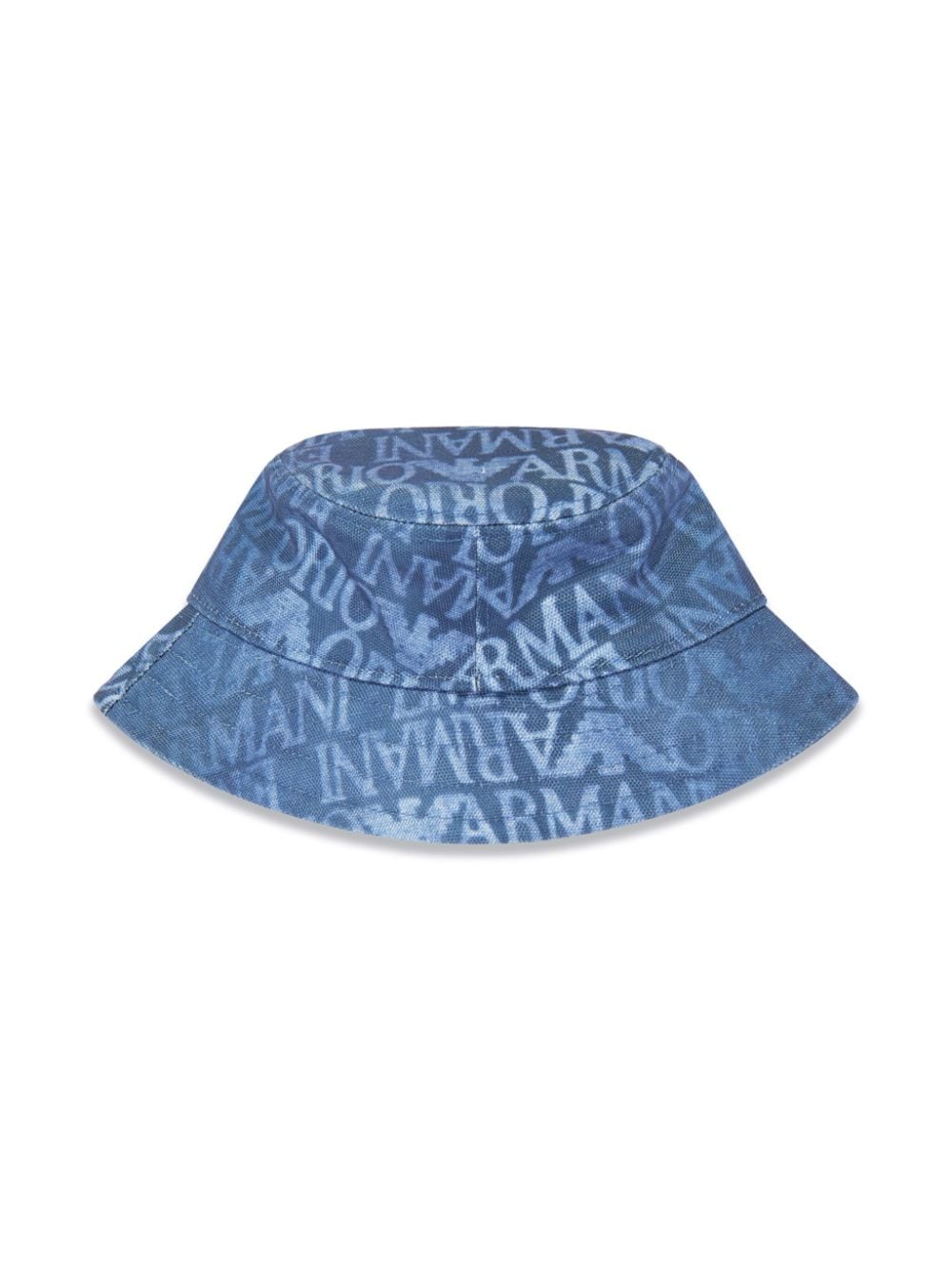 Emporio Armani Kids Fischerhut mit Logo-Print - Blau von Emporio Armani Kids