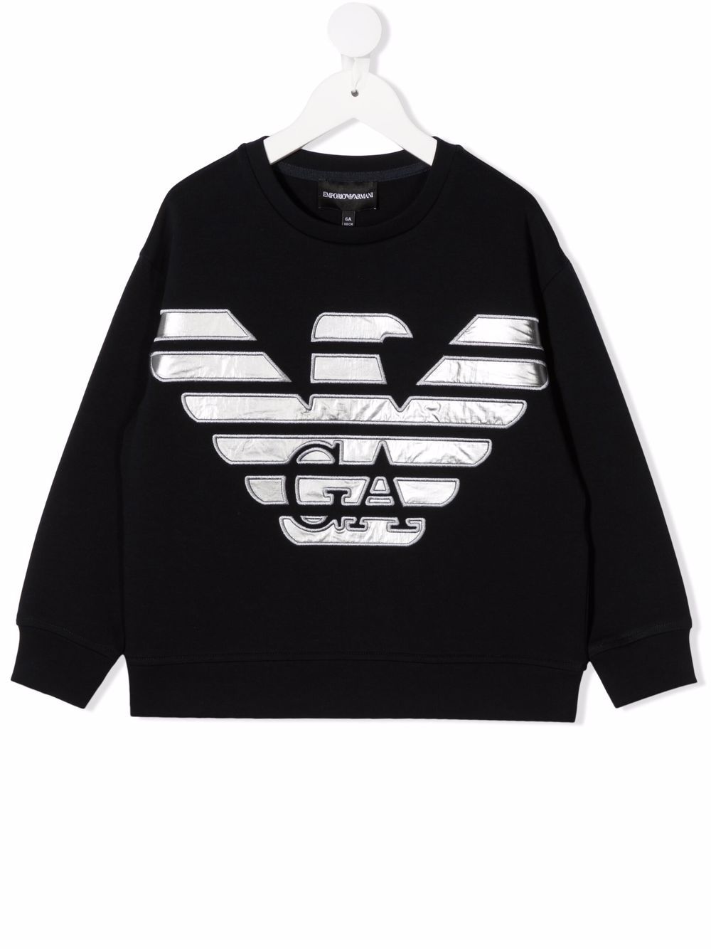 Emporio Armani Kids Sweatshirt mit Logo-Print - Blau von Emporio Armani Kids