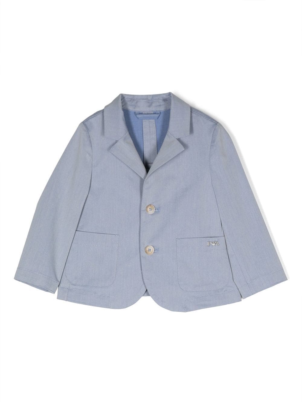 Emporio Armani Kids Einreihiges Sakko - Blau von Emporio Armani Kids