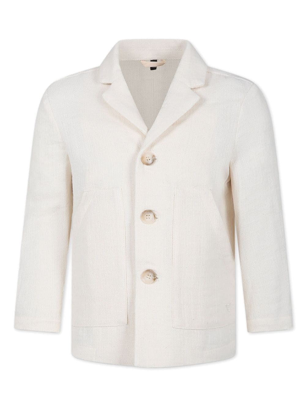 Emporio Armani Kids Einreihiger Blazer - Nude von Emporio Armani Kids