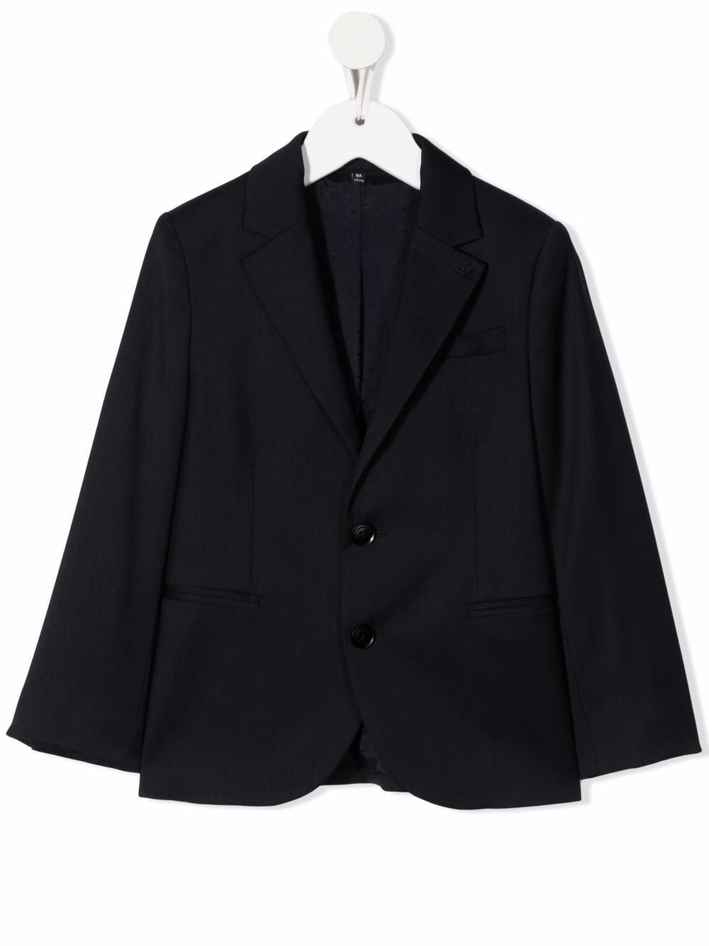 Emporio Armani Kids Einreihiger Blazer - Blau von Emporio Armani Kids