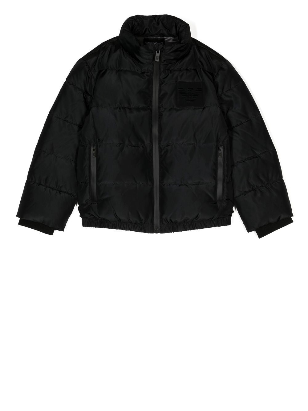 Emporio Armani Kids Gefütterter Mantel mit Reißverschluss - Schwarz von Emporio Armani Kids