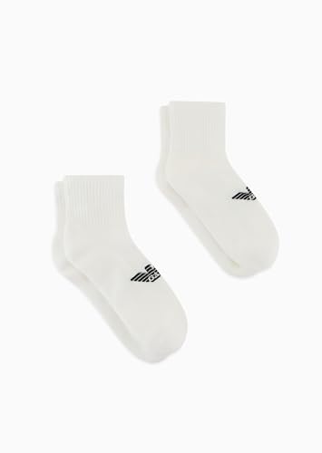 2er-Pack Knöchelsocken mit Adler-Logo von EMPORIO ARMANI