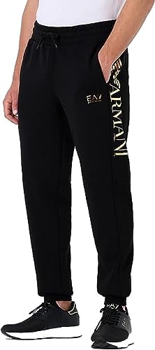 Armani 6RPP96 PJHLZ 0208 Jogginghose, Schwarz (L), Schwarz-Weiß von Emporio Armani