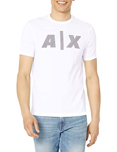 Armani Exchange Herren fettgedrucktem Logo T-Shirt, White, XL von Armani Exchange