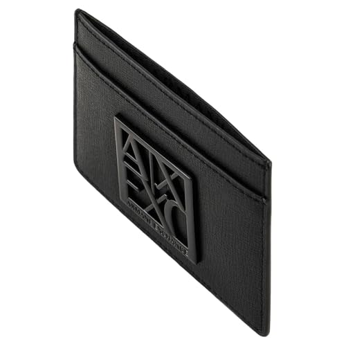 Armani Exchange Women's Susy Small Leather Good Travel Accessory-Envelope Card Holder, Black von Armani Exchange