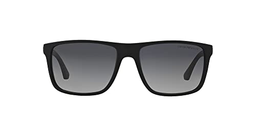 Emporio Armani Sonnenbrille EA4033-5229T3-56 Rechteckig Sonnenbrille 56, Schwarz von Emporio Armani