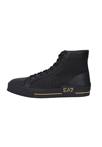 EA7 Casual Sneakers mit schwarzen Stiefeletten für Herren, Schwarz , 40 EU von Emporio Armani