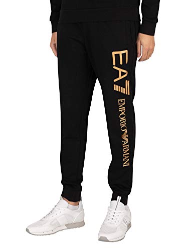 EA7 Herren Logo-Jogger, Schwarz, S von Emporio Armani