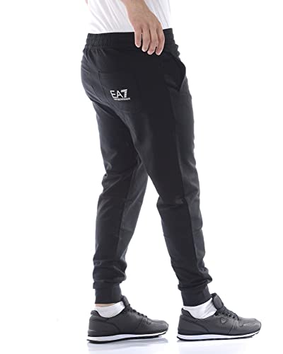 EA7 Herren Seitenlogo-Jogger, Schwarz, S von Emporio Armani