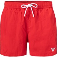 EMPORIO ARMANI Herren Badeshorts rot unifarben von Emporio Armani
