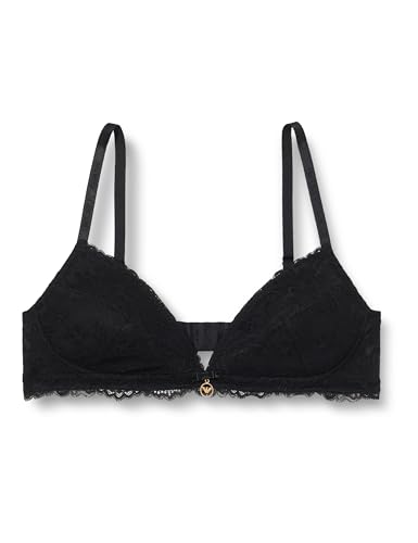 EMPORIO ARMANI Damen Eternal Lace Triangle Padded Bra, Black, S von EMPORIO ARMANI