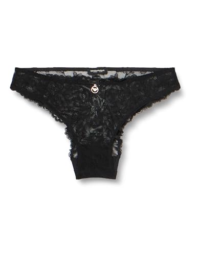 EMPORIO ARMANI Damen-Ewighöschen aus Spitze, SCHWARZ, L von Emporio Armani