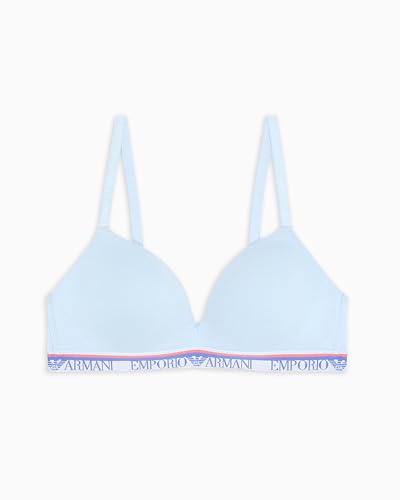 EMPORIO ARMANI Damen Padded Triangle Bra Gepolsterter BH, Light Blue, XS EMPORIO ARMANI Damen Padded Triangle Bra Gepolsterter BH, Light Blue, XS von Emporio Armani