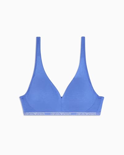 EMPORIO ARMANI Damen Removable Pads Bralette BH, LAPISLAZZULI, M von Emporio Armani