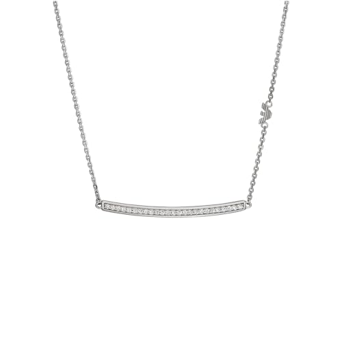 EMPORIO ARMANI Damenkette Plakette Sterlingsilber, EG3591040 von Emporio Armani