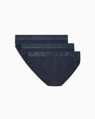 EMPORIO ARMANI Herren 3-Pack Brief Boxershorts, Armani BLU/Armani BL, XL EMPORIO ARMANI Herren 3-Pack Brief Boxershorts, Armani BLU/Armani BL, XL von Emporio Armani
