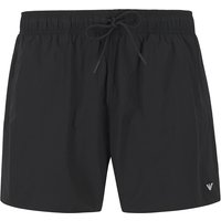 EMPORIO ARMANI Herren Badeshorts schwarz unifarben von Emporio Armani