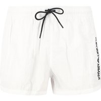 EMPORIO ARMANI Herren Badeshorts weiß unifarben von Emporio Armani