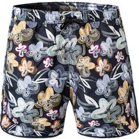 EMPORIO ARMANI Herren Badeshorts blau Mikrofaser Mit Prints von Emporio Armani