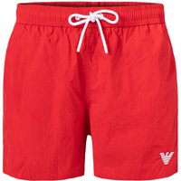EMPORIO ARMANI Herren Badeshorts rot Mikrofaser unifarben von Emporio Armani