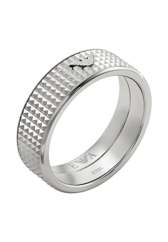 EMPORIO ARMANI Herren-Edelstahlband-Ring, EGS298804011 von EMPORIO ARMANI