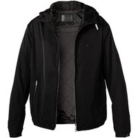 EMPORIO ARMANI Herren Jacke schwarz Mikrofaser unifarben von Emporio Armani