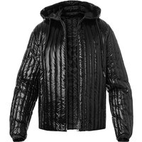 EMPORIO ARMANI Herren Daunenjacke Schwarz Mikrofaser unifarben von Emporio Armani
