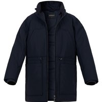 EMPORIO ARMANI Herren Jacke blau Mikrofaser unifarben von Emporio Armani