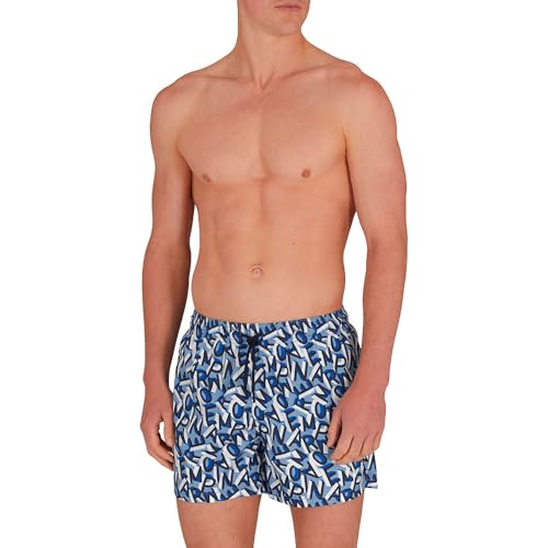 EMPORIO ARMANI Herren MID Boxer Badehose, SMALL EA ASHL/ULTRAM, XXL von EMPORIO ARMANI