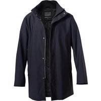EMPORIO ARMANI Herren Mantel blau unifarben von Emporio Armani