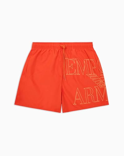 EMPORIO ARMANI Herren Mid Boxer Badehose, Red.com, XL von EMPORIO ARMANI